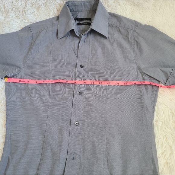H&M Conwell Short Sleeve Button Down Dress Shirt Size S - Picture 8 of 11